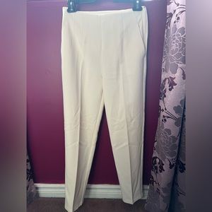 Kendall side zip pants in sea salt beige purchased from Dynamite.